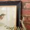 Black Wood Farmhouse Cottage Birds Wall Art Set